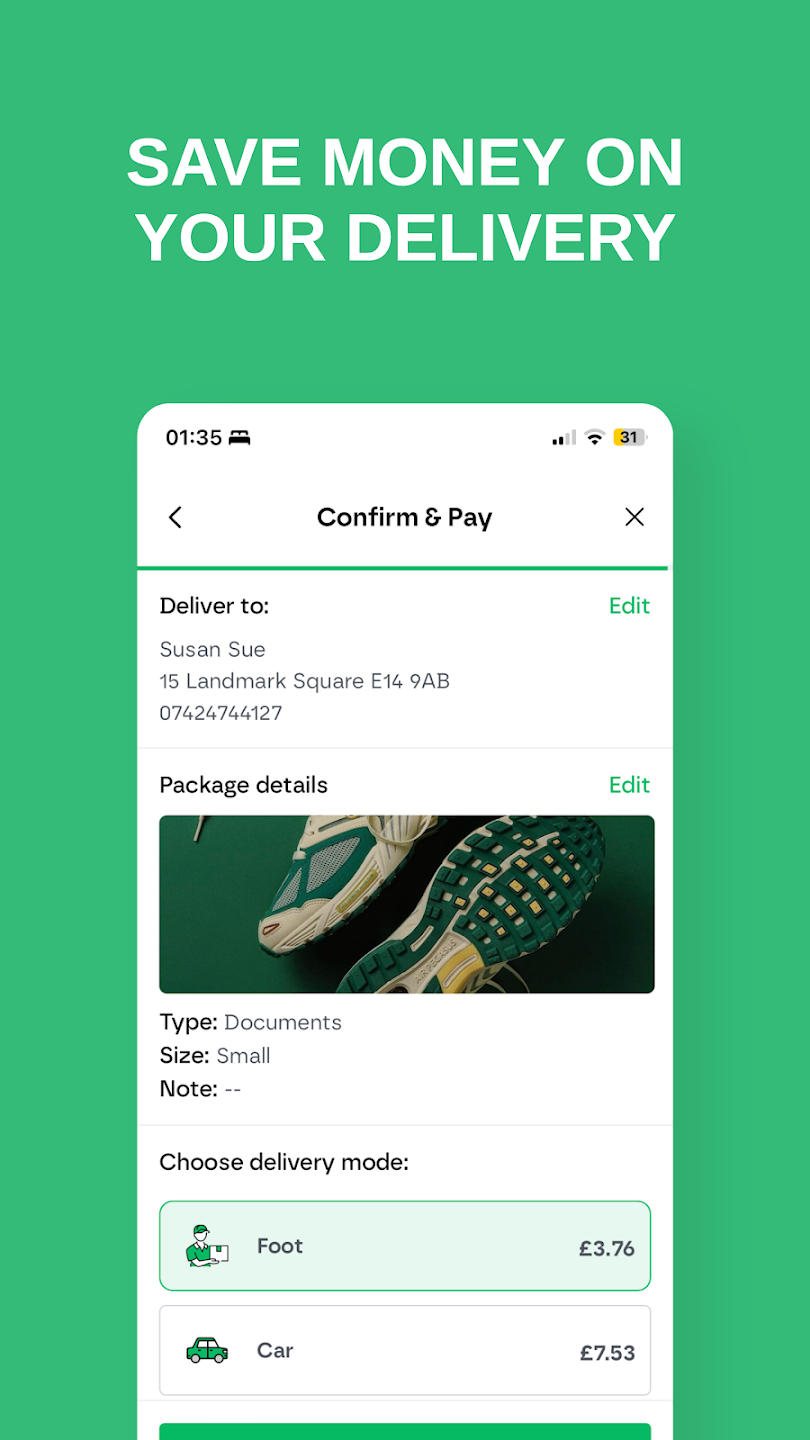 Send247 App - Confirm & Pay